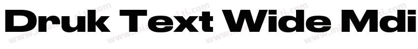 Druk Text Wide Mdium Trial字体转换